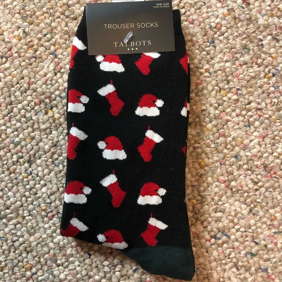 Talbots Accessories - 🔜 Talbots Holiday Santa & Stocking Trouser socks